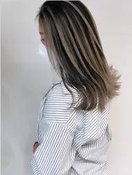 コントラスト3Dハイライトカラー+3stepミルボントリートメント