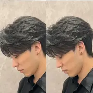 【メンズパーマ🌀】パーマ（なんでも可）+カット+韓国ウォータートリートメント＋眉毛カット