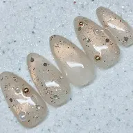 シャンパンゴールドマグネットネイル【リピーター様¥6,300】