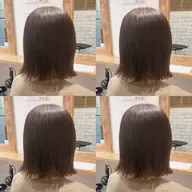 🌙【 前髪縮毛矯正 】+ カット + 全体カラー  + トリートメント 🌙 （ ロング料金込 ）