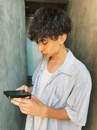 メンズメンズカット+波巻きパーマ(波巻きスパイラルパーマ)(シャンプーブロー込み)