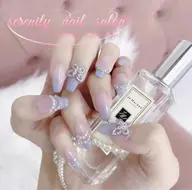 🩰【オフ込み】‼️　　　　　　　　　　　　　　　　　　　　写真持ち込みデザイン(時間内でアート、パーツ何でもok)