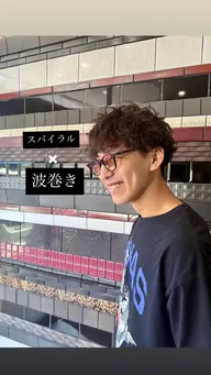 【人気No.2】💥垢抜け確定💥💫メンズカット+パーマ【初めてのパーマにもオススメ】🤫💫【問屋町・北長瀬】