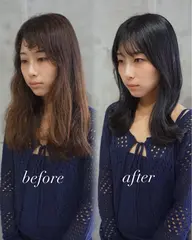【⚡️劇的before after⚡️】骨格髪質診断カウンセリング＋似合わせカット ＋透明感ケアカラー＋トリートメント