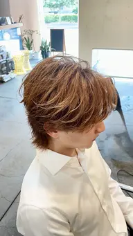 3月限定men's限定カット+透明感カラー