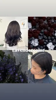 人気👑No.1/透明感カラー🫧+4stepトリートメント