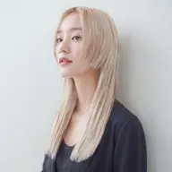 透明感デザインカラー🌟【似合わせ小顔カット】+【ダメージレスケアブリーチハイライト】+【オージュア TR】