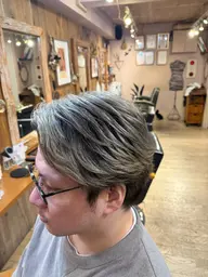 【3,4月限定】メンズカット+メンズバレイヤージュ(シャドウルーツ)🧹