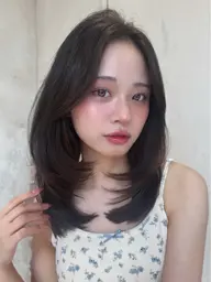 - ̗̀ ご新規 ̖́- 🩵ケアカラー+炭酸シャンプー+ 3stepトリートメント🩵7200