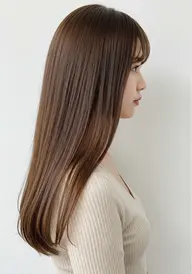 【2,3回目】パウダートリートメント美革ストレート+カット¥35500→¥30000