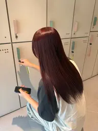 ‪‪🧡‬‪【 迷ったらこれ 】透明感たっぷり暖色ワンカラー ピンク・ラベンダー✨血色感UPで大人かわいい仕上がりに🤍