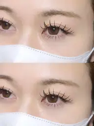 《 初回 》 Wフラットラッシュ 80束✨ ケラチンコーティング仕上げ