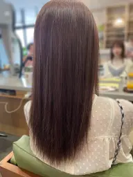 カット➕オーガニックカラー➕薬剤の分解処理🍒🤍