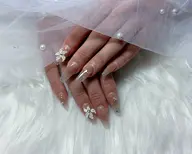 オフ無/有🩷チップ長さだし10本込み🍭持ち込みデザイン90分🍒💫4本アート