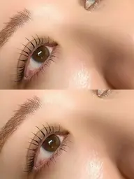 【上下パリジェンヌラッシュリフト🩵】 無料モデル🫧