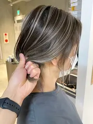 カット+ハイライトorローライト(全体カラー込み)ESTXBLISHED3stepトリートメント