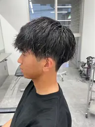 【✨初めてパーマかける方におすすめ✨】✂️メンズカット＋無造作パーマ✂️  🔥初めてや強いのが好きじゃない方に🔥