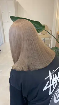 ダブルカラー(ケアブリーチ+カラー)+プレミアムトリートメント