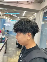 【メンズ限定🎱🔥】メンズカット+パーマ(ツイスパ🉑波巻き🉑)