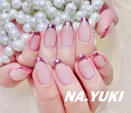 オフなしチークネイル/マグネットフレンチ/ミラーフレンチ/ガラスフレンチ(ジェルオフあり＋500円)