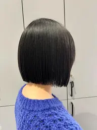 湿気対策❣️カット＋顔まわりのストレート💓