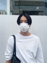 メンズカット＋ストレート