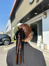 特別な日のヘアセット💐