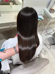 【カットなし】ノンダメージ酸性縮毛矯正＋水素トリートメント⚠️2回目以降¥19000