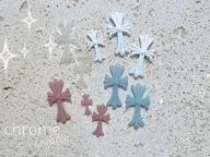 New【★最新トレンド】クロムパーツ+ワンカラー¥7500