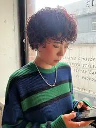 💡秋冬オススメ破格🫶暖色うる艶カラー+スパイラルパーマ👩🦱🍇