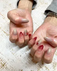 ◆付替オフ有◆ハンドジェルネイル ワンカラー＋2本お好きなアート