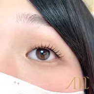 【エクステ×パーマ】フラットラッシュ80本+まつ毛パーマ［パリエク］