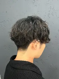 〖U24平日限定クーポン✨️〗メンズカット+デザインパーマ🫧 ͛.*