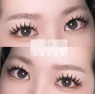 束感マツエク🩶フラットラッシュ120本(コーティング付き)