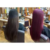 【卒業生限定クーポン👩‍🎓💐】カット+Wカラー（ブリーチ込）+AujuaTR¥21,400→¥15,000