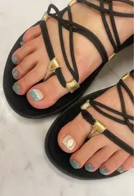 フットネイル　持ち込みデザイン✨オフ込み