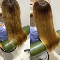 カット+酸性ストレート+髪質改善トリートメント