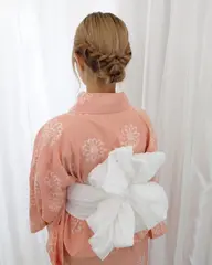 花火大会、イベント前に🎆 浴衣着付け+ヘアアレンジ