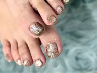 フット　アート10本　デザイン無制限　¥8500  《オフ&ケア&バス込》