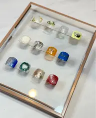 【オフ込】【フットネイル】フットバス・親指アート＋ワンカラーフットネイル