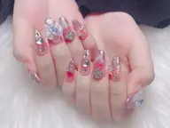 ハンド　💕150分持ち込みデザイン/複雑なデザイン／パーツつけ放題💎