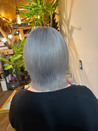 ✨透明感✨カット &ダブルカラー&トリートメント(ブリーチは１回)