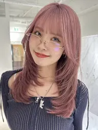 海外系レイヤーカット