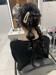 【ヘアセット】ヘアアレンジ結婚式などお呼ばれヘア