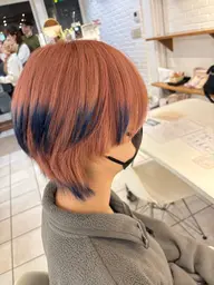 カット＋ダブルカラーデザインカラー