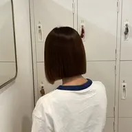 カット+髪質改善ストレート