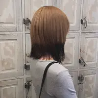 【エンド カラー】 毛先のみのポイントカラー