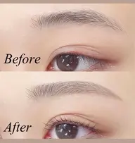 アイブロウワックス＋メイク仕上げ