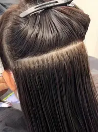 最上位の毛質エクステ100本】羽エクステ（52cm）➕カット★¥50000 カラーOK、付け替えOK