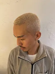 💈2回目限定💈メンズカット+ブリーチ+イージーパーマ(イージーパンク、イージーウェーブ、イージードリル)